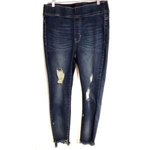 Sunrise51 Savage Garden Wash Denim Distressed Please See Measurements